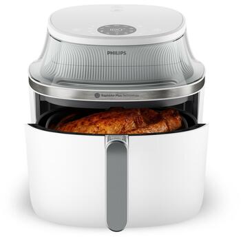 Philips karstā gaisa friteris NA331/10, jauda 1700 W, tilpums 6.2 L, 1 kg fritēšanas jauda, LED displejs, 12 programmas (NA331/10)