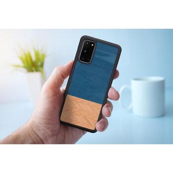 Man&Wood чехол M6540B, синий, совместим с Samsung Galaxy S20, 6.2 дюйма (M6540B)