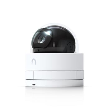 IP PoE наблюдательная камера 2K 4 MP 2688×1512 PoE 30 fps ультраширокий угол обзора 102.4° IR ночное видение до 20 м AI детекция событий RJ45 монтаж потолок/стена UVC-G5-Dome Ultra Белая Ubiquiti (UVC-G5-DOME-ULTRA)