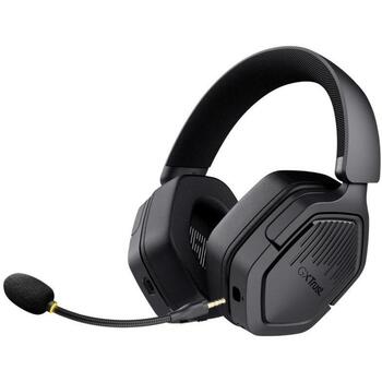 Trust наушники GXT 493PS 20 - 20000 Гц, 1.2 м кабель, Bluetooth, черный, 280 г, регулируемая дужка, съемный микрофон (25746)