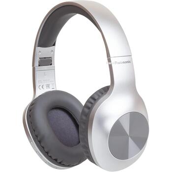 Panasonic RB-HX220BDES Bluetooth накладные наушники, 40 мм, 23 ч, 180 г, серебристый (RB-HX220BDES)