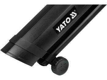 Yato электрический воздуходувка YT-85180, 3500Вт, 220-240В, 50Гц, 9000-15000 об/мин, 270км/ч, 13.2м³/мин, 35л, 10:1, 102.4дБ (YT-85180)