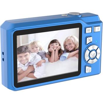 Denver Компактная камера DCA-4818 Blue 112170000020, 5MP, 2.8'' LCD, 1080P, 8x цифровое увеличение, USB-C, MicroSD до 64GB (112170000020)