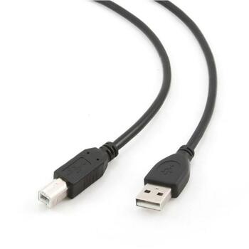 Gembird USB 2.0 A-B кабель 3м черный CCP-USB2-AMBM-10, 30u позолоченные контакты, 0.08кг (CCP-USB2-AMBM-10)