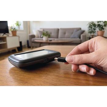 Emos Кабель для зарядки и передачи данных SM7009BL, 2м, черный, USB 2.0 A/Mini B, 2.5W, 0.5A, 480Mbit/s (SM7009BL)