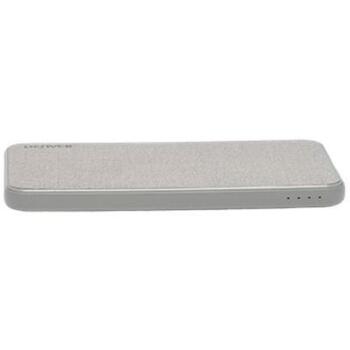 Denver Power Bank PBS-5004 117140000330, 5000 mAh, 5 V, 2 A, 2,1 A, Серый, Прямоугольник, LED индикаторы (117140000330)