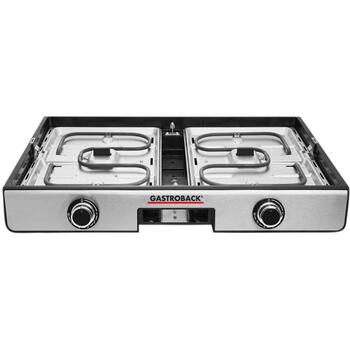 Gastroback Гриль 42524, 2000W, 5.2kg, 1300cm², антипригарное покрытие, термостат, защита от брызг (42524)