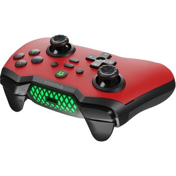 Genesis Mangan 400 NJG-2102, беспроводной геймпад, Bluetooth, 1000mAh, 15ч, красный, регулируемая вибрация (NJG-2102)