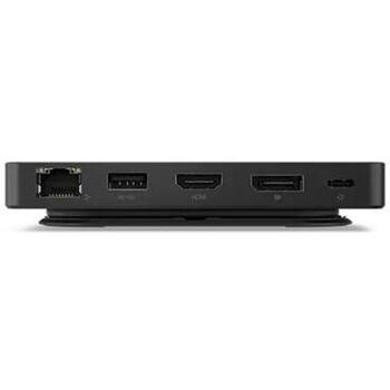 Lenovo USB-C Dual Display Travel Dock with Adapter 40B90100EU, 1 x RJ-45, 1 x DP, 1 x HDMI, 1 x USB-A 10 Gbps, 2 x USB-C 10 Gbps (40B90100EU)