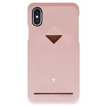 VixFox Чехол CSBS-iPh-XS-pink, 5.8'', розовый, Совместим с Apple iPhone XS/X, веганская кожа, нескользящая поверхность (CSBS-iPh-XS-pink)