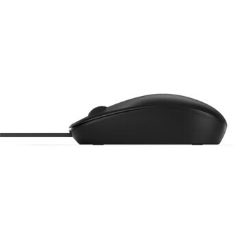 HP 125 vadu pele 265A9UT, USB, optiskā, 1200 DPI, 3 pogas, 1.8m, melna (265A9UT)