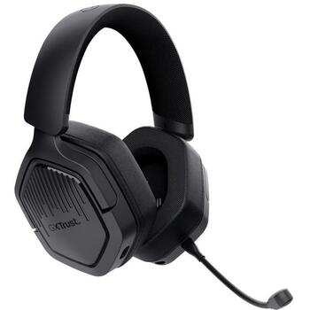 Trust наушники GXT 493PS 20 - 20000 Гц, 1.2 м кабель, Bluetooth, черный, 280 г, регулируемая дужка, съемный микрофон (25746)