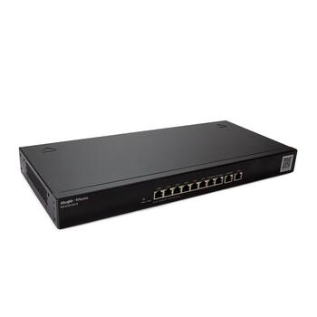 Ruijie Reyee RG-EG210G-E 10-портовый гигабитный облачно управляемый маршрутизатор, чёрный (RG-EG210G-E)