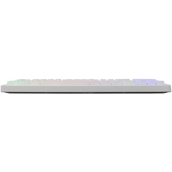 Baracuda Klaviatūra KRILL-W, 87 taustiņi, Tenkeyless, membrāna, Anti-Ghosting 19 pogas, USB 2.0, 1,5m, balta, Windows, Mac, Chrome (KRILL-W)