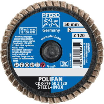 Lameļu disks Mini-POLIFAN CDR (ROLOC) 50mm Z120 PFF, Pferd (016541&PFERD)
