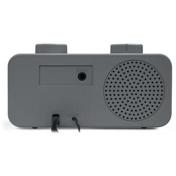 Muse Dual Alarm Clock Radio M-17 LG, FM/MW 6 предустановленных станций, LED 0.9