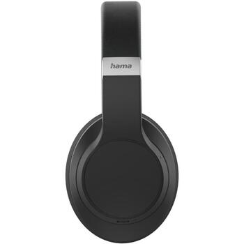 Hama Беспроводные наушники 00184159, 310g, 97dB, 33Ω, Bluetooth, ANC, 20ч музыка, 18ч разговор, сенсор касания (00184159)