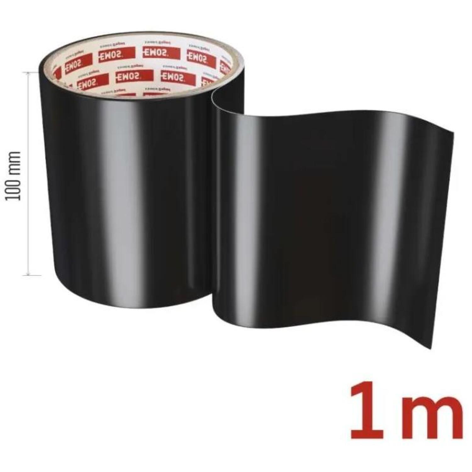 Emos Ремонтная лента F6110, 1м, 100мм, черная, 0,7мм, PVC, UV защита, водонепроницаемая, высокая адгезия (F6110)