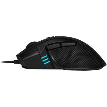 Corsair spēļu pele IRONCLAW RGB FPS/MOBA CH-9307011-EU, 18000 DPI, optiskā, USB, 7 pogas, 105 g, RGB apgaismojums, OMRON slēdži (CH-9307011-EU)