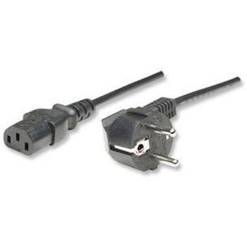 Sbox силовой кабель PC-POWER-CAB, 2м, 6мм, евро тип E/F, IEC C13, 0,5мм2, черный (PC-POWER-CAB)
