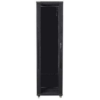 Lanberg Напольный стойка 19 37U FF01-8837-12B, 800x800mm, 800kg, IP20, 4 слота для вентиляторов, 4 вертикальные направляющие (FF01-8837-12B)