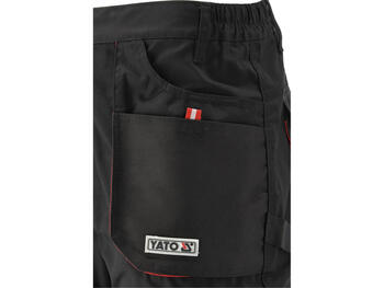 Yato Darba bikses YT-8028, XL, 188-196 cm, 98-106 cm, 275 g/m², 65% poliesteris, 35% kokvilna, 9 kabatas, rāvējslēdzējs, pogas (YT-8028)