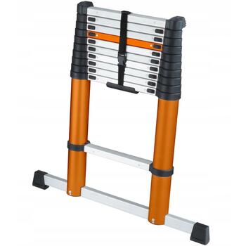 Batavia Телескопическая лестница Giraffe AIR 7063596, 327см, 11 ступеней, 150кг, алюминий, soft-close, стабилизатор (7063596)