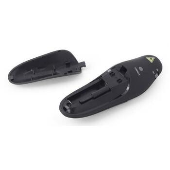Gembird Презентер WP-L-11, USB, RF, 2.4 GHz, Черный, Дистанционное управление, Alkaline, AAA, 4 кнопки, 1 упаковка (WP-L-11)