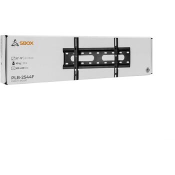 Sbox Кронштейн PLB-2544F-2, 32-70''/45kg/400x400, фиксированный, черный, сталь, съемная VESA плита, для изогнутых экранов (PLB-2544F-2)