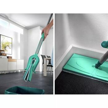 Leifheit Picobello M micro duo 1056553, grīdas birste, 33cm, 360° grozāma, MicroDuo lupata, mazgājama 40°C (1056553)
