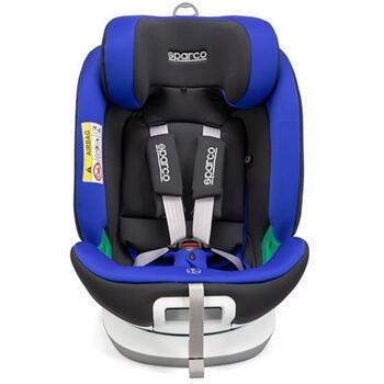 Sparco SK3000I_BL автокресло, 40-150см, 0-36кг, поворот 360°, Isofix, 5-точечные ремни, регулируемый подголовник (SK3000I_BL)