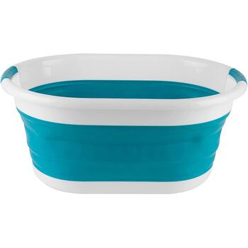 Beldray LA034816TQFEU7 Складная корзина для белья, 37 л, 62x44x8.3 см, пластик, белый/синий (LA034816TQFEU7)