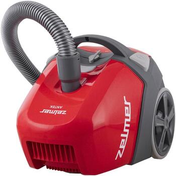 Zelmer Пылесос ZVC3500R 81105728P, 900 W, 3.5 л, HEPA фильтр, 6 м шнур, телескопическая труба, 8.8 м радиус действия (81105728P)