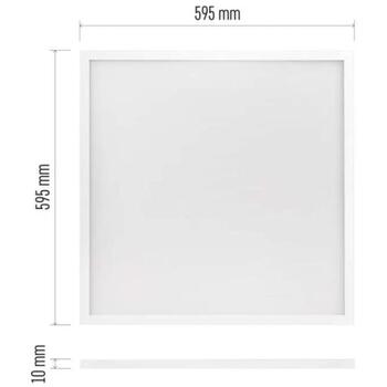 Emos LED панель MAXXO ZB1223, 60x60см, 36Вт, 4100лм, теплый белый, UGR < 19, IP20, 50/60Гц, 220-240В, 50 000ч (ZB1223)