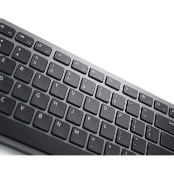 Dell Precision uzgaļu komplekts Pro Plus KM7321W 580-AJQJ_LT, 2.4 GHz, Bluetooth, 7 pogas, QWERTY, titāna pelēks (580-AJQJ_LT)
