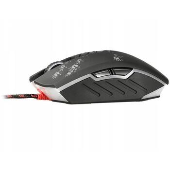 A4Tech Игровая мышь A4TMYS46161, 6200 CPI, 8 кнопок, 1.8 м, 0.2 мс отклик, программируемые кнопки (A4TMYS46161)