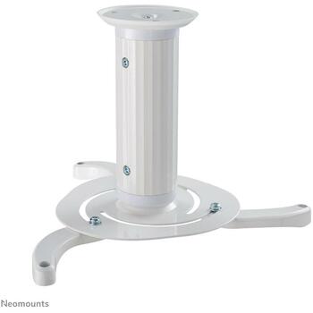 Neomounts потолочный крепеж для проекторов BEAMER-C80WHITE, высота 130-200 мм, максимальная нагрузка 15 кг, белый, 360° поворот (BEAMER-C80WHITE)