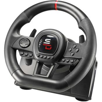 Subsonic Игровое колесо GS 650-X SA5658, 270 градусов, 26 см, 3 педали, PS4, XBOX ONE, XBOX Series X/S, два вибрационных мотора (SA5658)