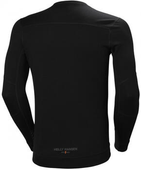 Helly Hansen termoveļa krekls Lifa Merino 75106_990-4XL, 4XL, 215 g/m², 57% merino vilna, 43% polipropilēns, Lifa Stay Warm (75106_990-4XL)
