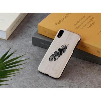 Man&Wood Чехол M7657B, 6.1, С изображением, Apple iPhone XR, натуральное дерево, поликарбонат (M7657B)