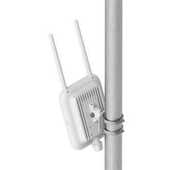 Wi-Fi 7 āra piekļuves punkts ar IP67 izturīgu korpusu 6 spatial streams 465 m² pārklājums integrēta virziena “super” antena PoE+ 2.5 GbE U7-Pro-Outdoor Balts Ubiquiti (U7-PRO-OUTDOOR)
