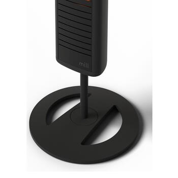 Ārtelpu efektīvs grīdas infrasarkanais sildītājs ar pulti un 6 sildīšanas līmeņiem līdz 35 m² 2000 W Black IP65 OH2000ULGPFLOOR Mill (OH2000ULGPFLOOR)