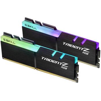 G.Skill Trident Z RGB F4-3200C16D-16GTZR модуль памяти, 16 ГБ, 3200 MT/s, 1.35 В, CL16, 2 x 8 ГБ, DIMM 288-pin, RGB LED (F4-3200C16D-16GTZR)