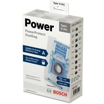 Bosch комплект аксессуаров для пылесоса BBZ41FGALL, 4 мешка для пыли, 1 фильтр, совместим с BSG71266, BSGL51269 (BBZ41FGALL)