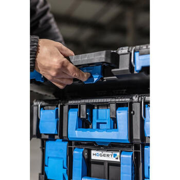 Hogert ящик для инструментов HT7G503, 20кг, 134мм, 8 съемных чаш, ABS крепления, ручка (HT7G503)