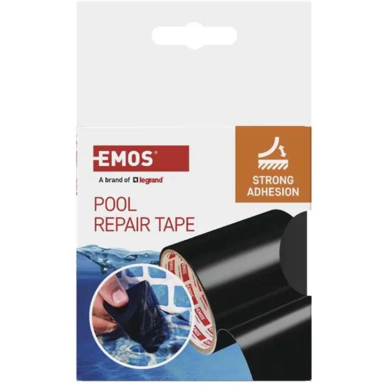 Emos Ремонтная лента F6110, 1м, 100мм, черная, 0,7мм, PVC, UV защита, водонепроницаемая, высокая адгезия (F6110)