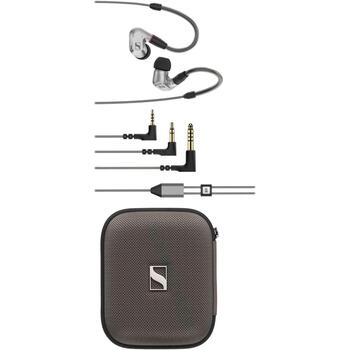 Sennheiser Наушники IE 900 508949, 16Ω, 94dB, 5-48000Hz, серебристый, in-ear, проводные, 3.5mm, 2.5mm (508949)