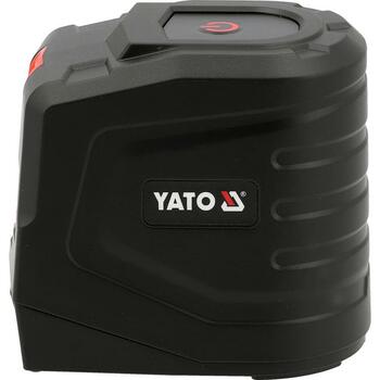 Yato лазерный уровень YT-30426, 25 м, ±1,5 мм/5 м, 505-520 нм, <1 мВт, ±3°, IP54, 2x1,5 В AA, 3 В, 1/4
