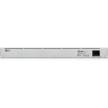 Ubiquiti UniFi USW-48 управляемый коммутатор, USW-48, 48x10/100/1000 RJ-45, 4x1G SFP, 52 Gbps, 77,376 Mpps, серебристый (USW-48)