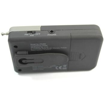 Blaupunkt Портативное радио PR3BK, 0,3 Вт, 1 динамик, 1,5 В, 2 AA батареи, AM, FM, телескопическая антенна (PR3BK)